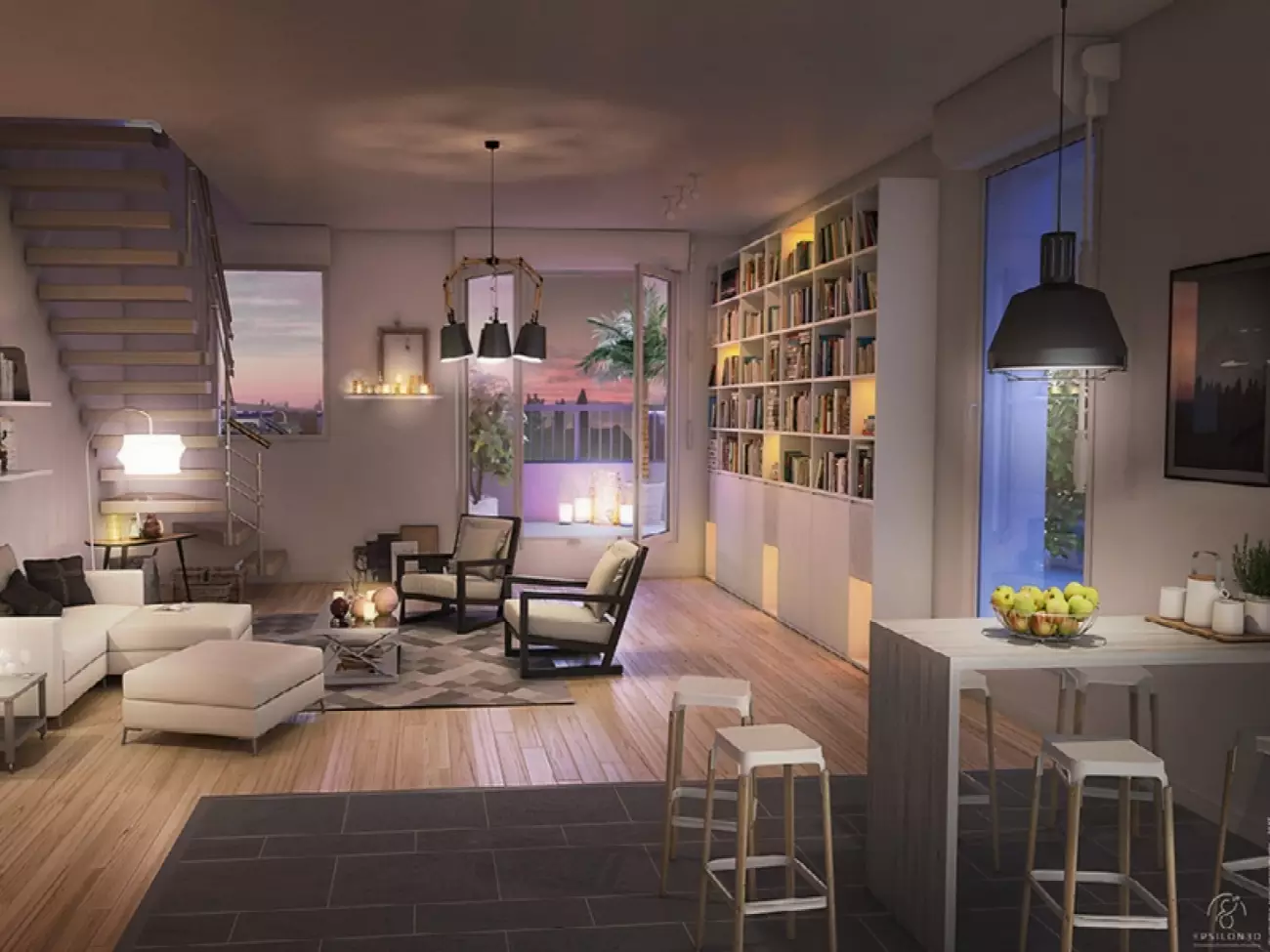 Programme L'avenue à Erdre #5392 - aperçu n°2