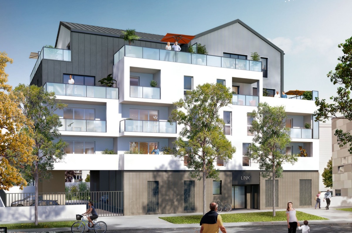 Programme neuf Link : Appartements neufs à Saint-Herblain référence 4310, aperçu n°0