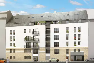 Programme neuf Cours Felibien : Appartements neufs Hauts pavés Saint-Félix référence 5095