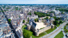 Programme neuf Loire-Atlantique – Vue aérienne sur le château des Ducs à Nantes
