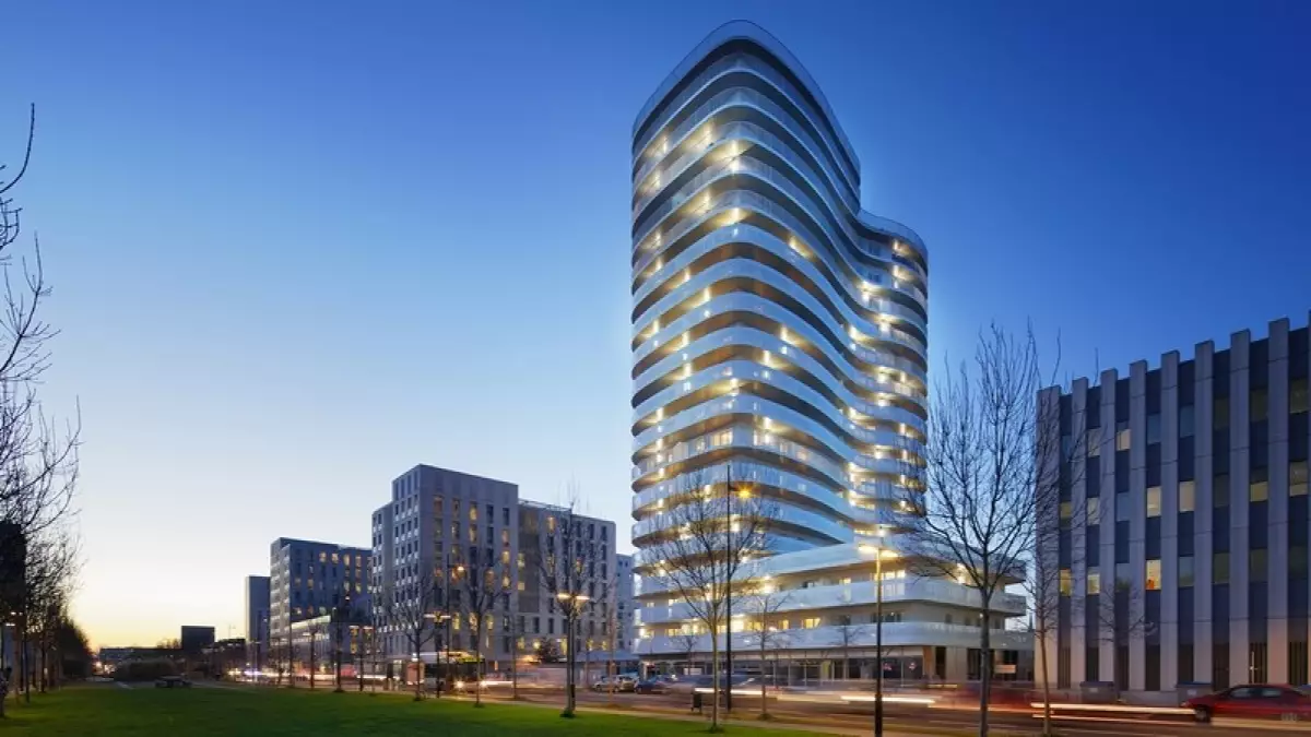 euronantes gare – euronantes quartier d’affaires de nuit