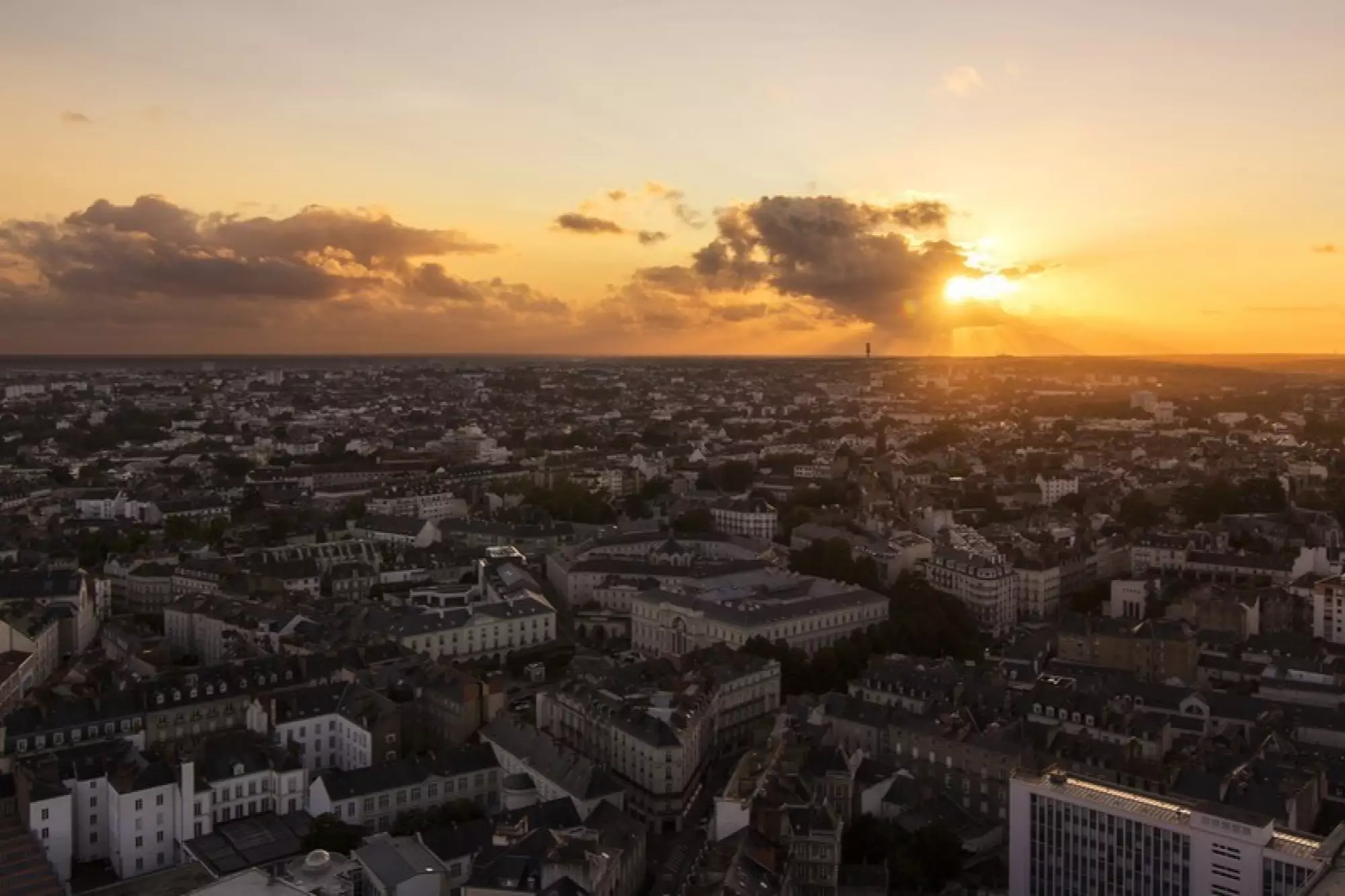 nantes couché de soleil