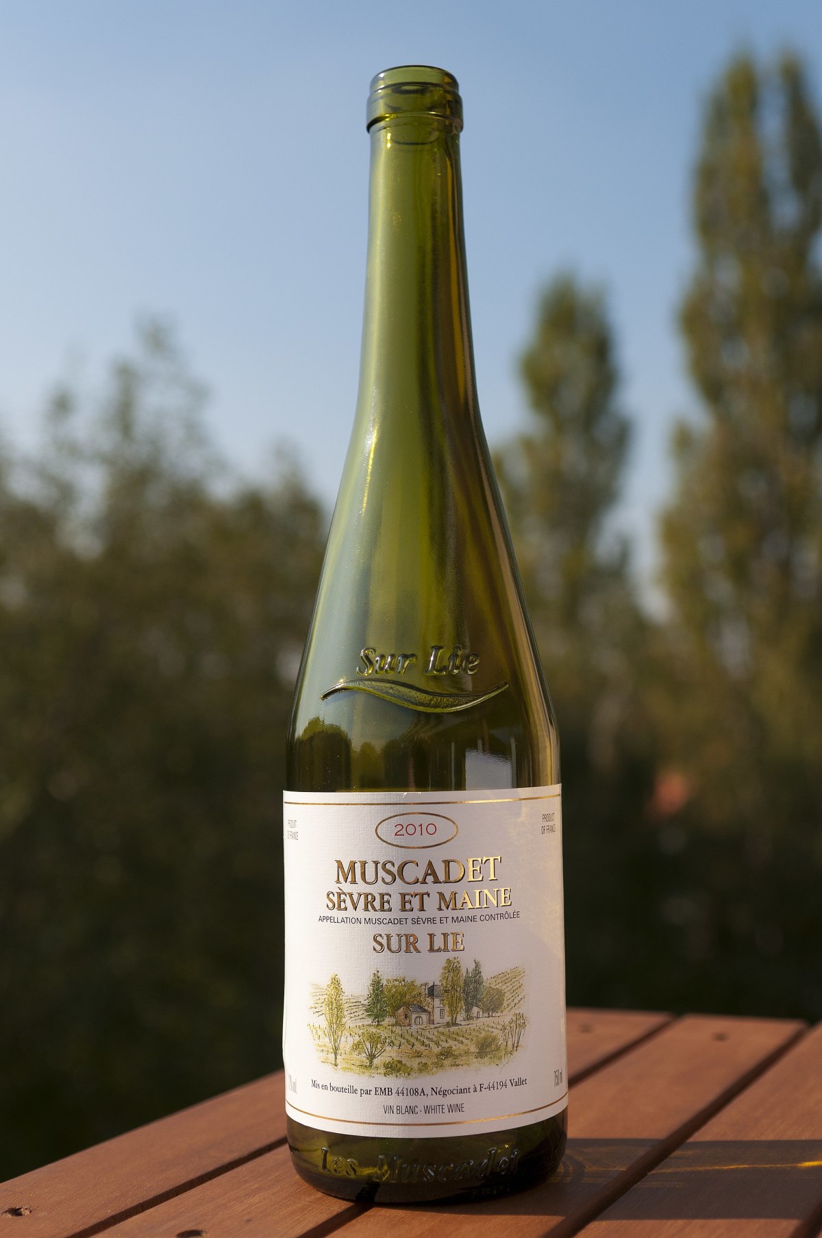 culture nantaise - Une bouteille de muscadet