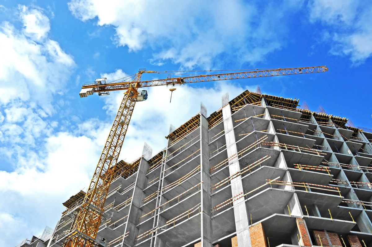 Production de logement à Nantes - Un chantier de construction de logements