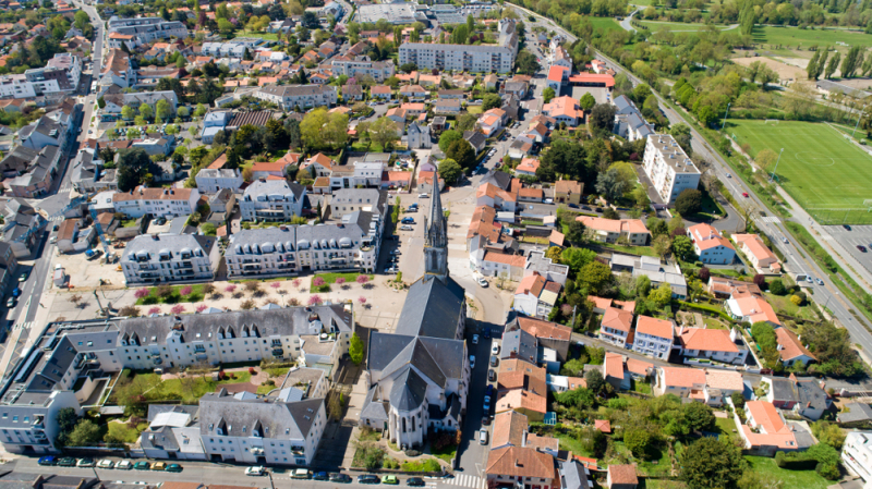 Vue panoramique de Saint-Sébastien-sur-Loire