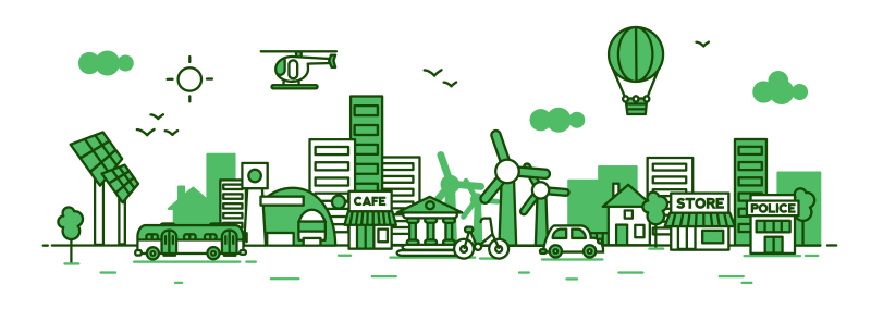 Ville durable – concept de la ville verte en développement