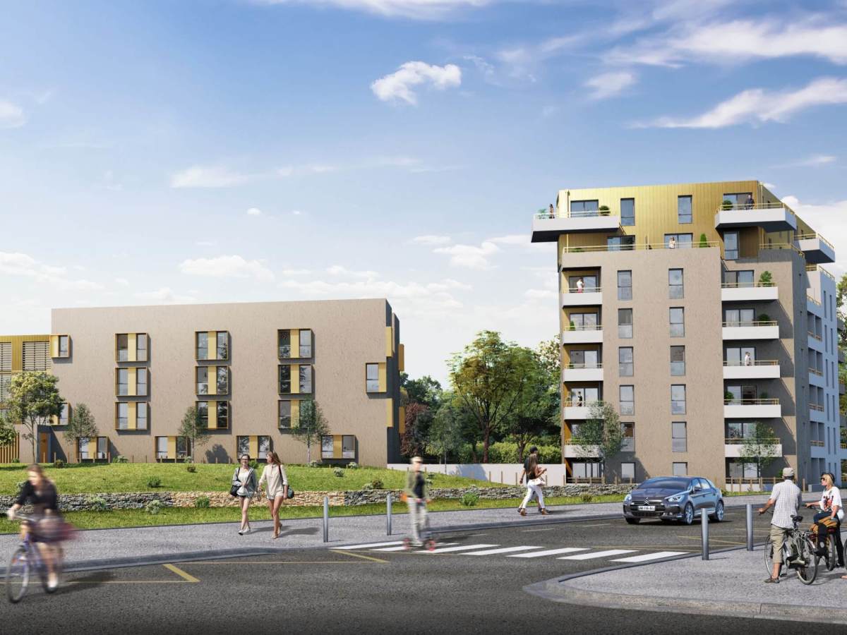 Programme neuf Michel Ange : Appartements neufs à Saint-Nazaire référence 5691, aperçu n°0
