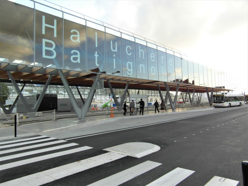 Batignolles Nantes – vue sur la Gare de Haluchère-Batignolles, côté nord 