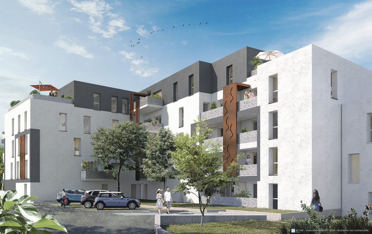 Programme neuf La Traversée : Appartements neufs à Saint-Nazaire référence 6497, aperçu n°0