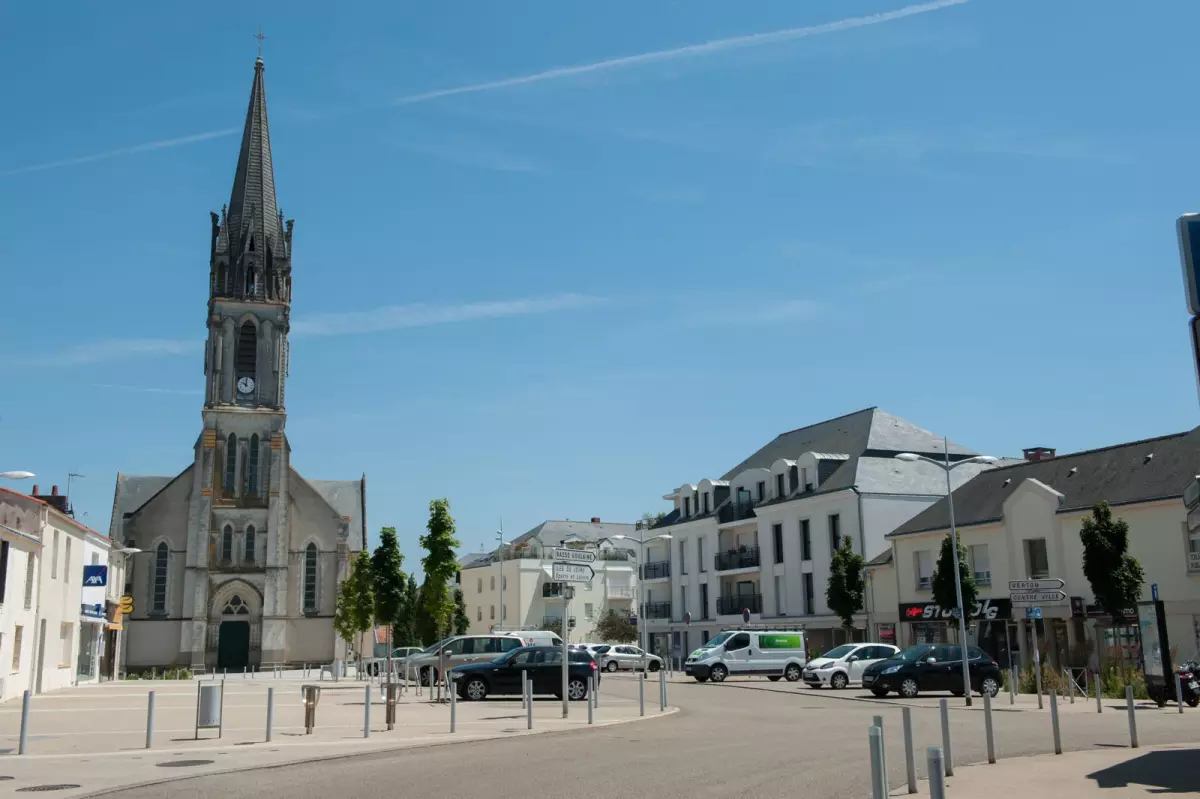 Où investir autour de Nantes ? Où investir à Nantes – vue sur le centre-ville de Saint-Sébastien-sur-Loire