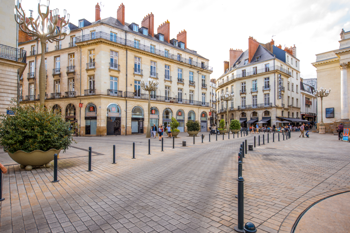 Nantes centre-ville – Vue sur le centre-ville de Nantes