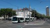 Tramway Nantes – Vue sur la croisée des tramways dans la ville de Nantes