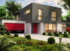 immobilier neuf à Nantes – Vue 3d d’une maison neuve avec jardin terrasse et balcon dans un programme neuf 