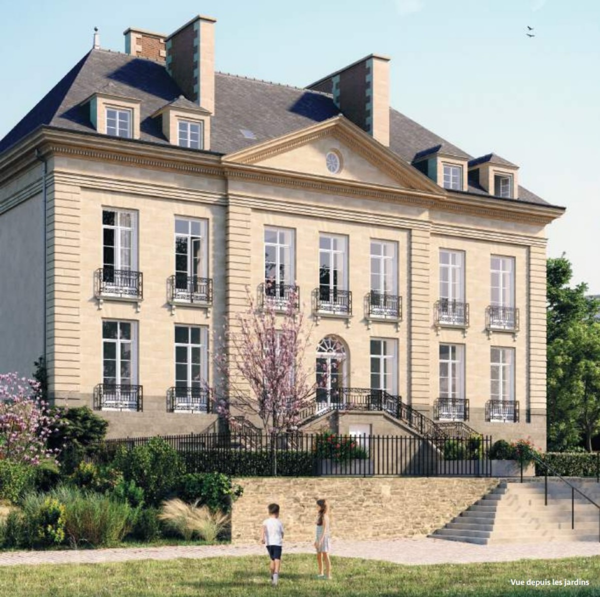 Programme neuf Manoir de la Persagotière : Appartements neufs à Saint-Jacques référence 6246, aperçu n°0