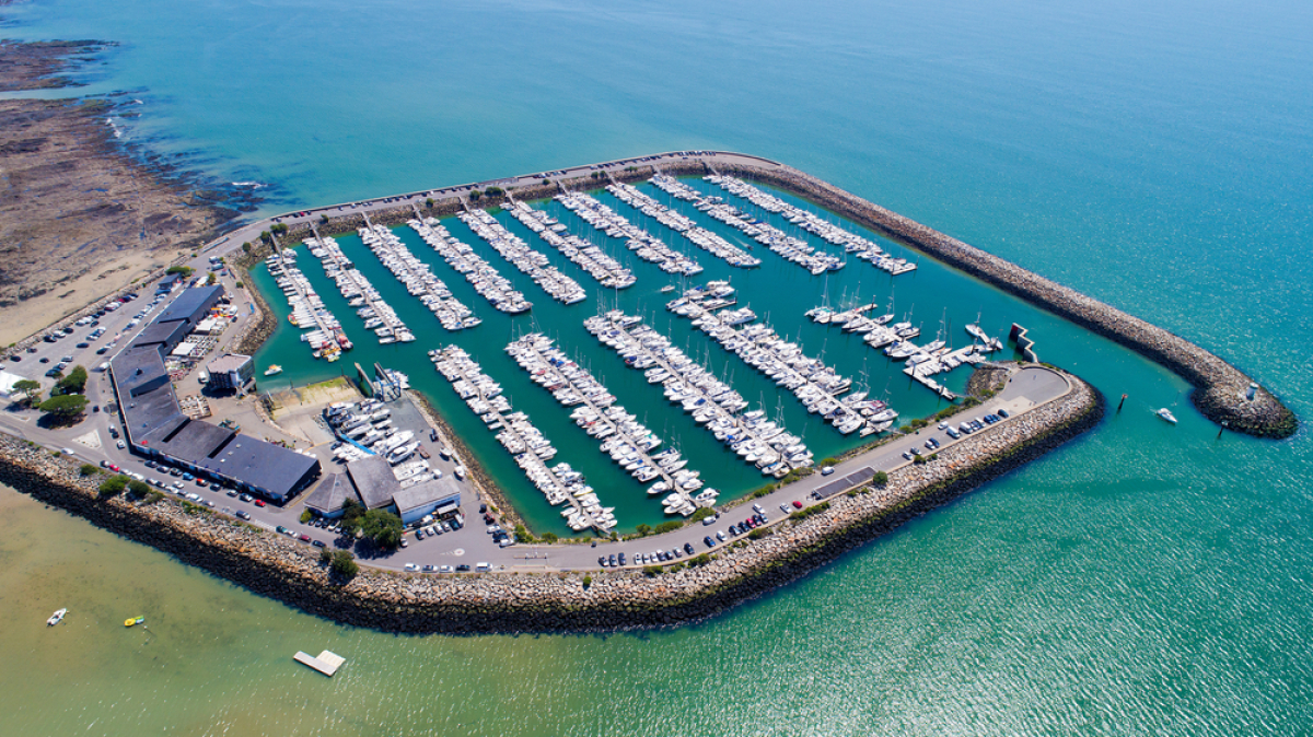  Loi Pinel Pornichet – Vue drone du port de Pornichet 