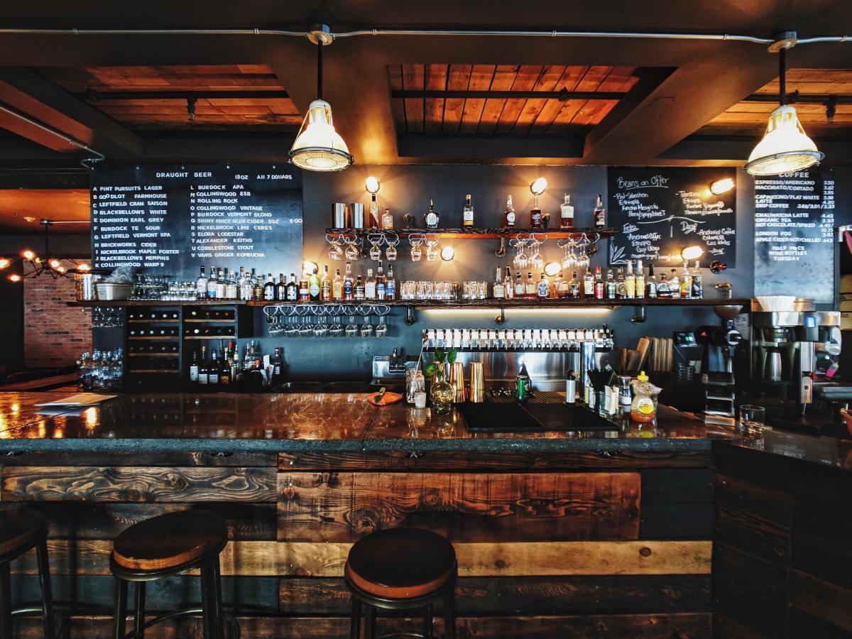 Quartier Bouffay Nantes – L’intérieur d’un bar