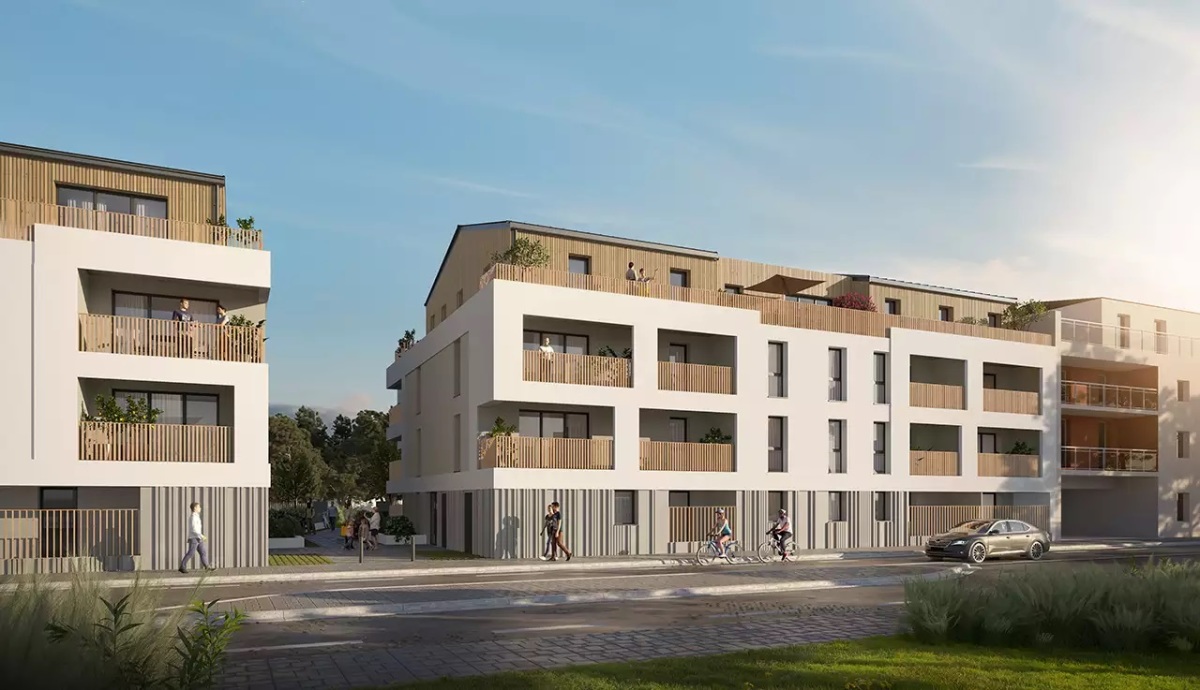 Programme neuf Bobourg : Appartements neufs à La Chapelle-sur-Erdre référence 6654, aperçu n°2