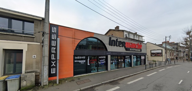 Quartier Dervallières-Zola Nantes – Un supermarché Intermarché Boulevard de la Fraternité