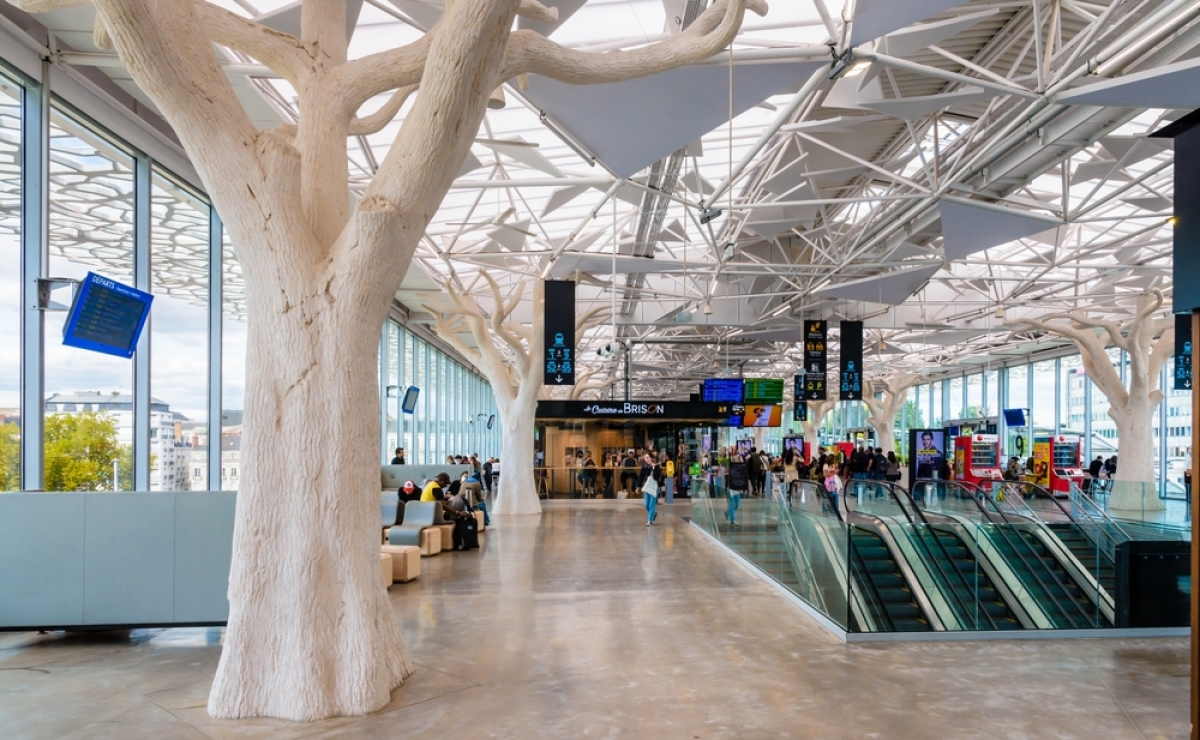  Rudy Ricciotti gare de Nantes – la gare mezzanine de Nantes 