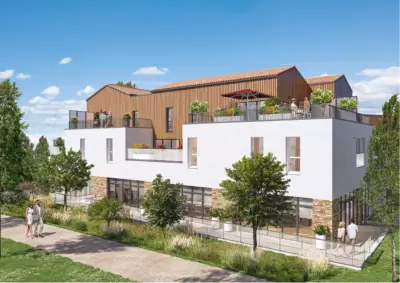 Programme neuf Jardin des Vignes : Appartements neufs et maisons neuves Bouaye référence 6965