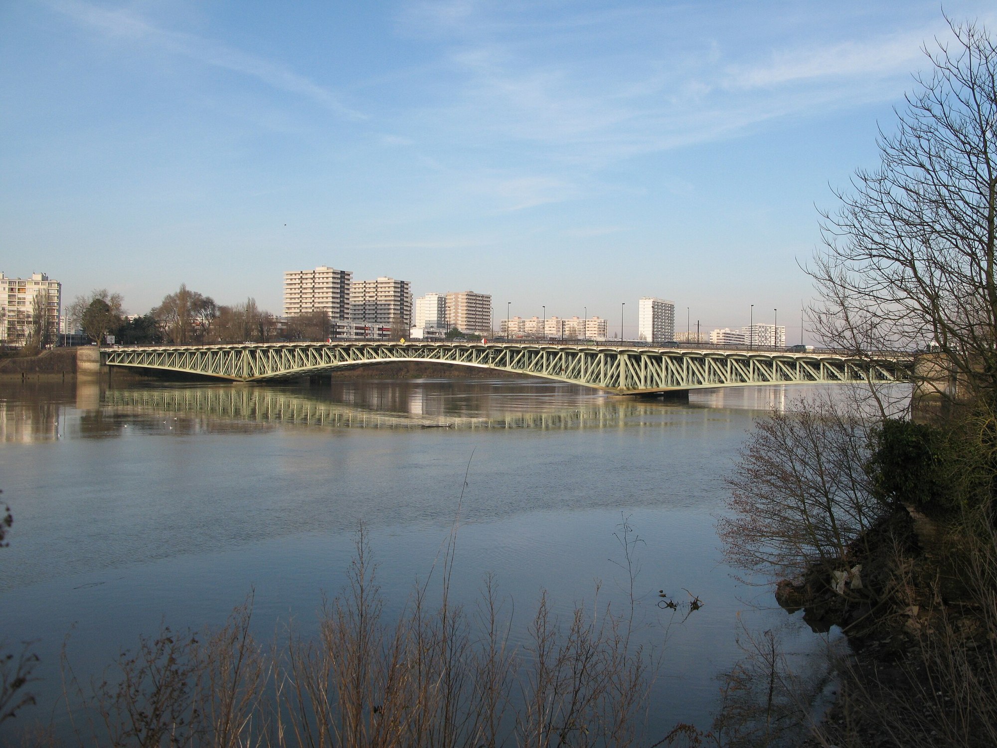 Le pont du quartier Saint-Jacques à Nantes