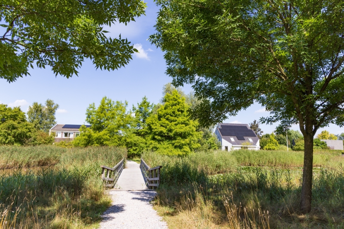  ZAC Maison Neuve Guérande - Un grand espace vert public à proximité des habitations 