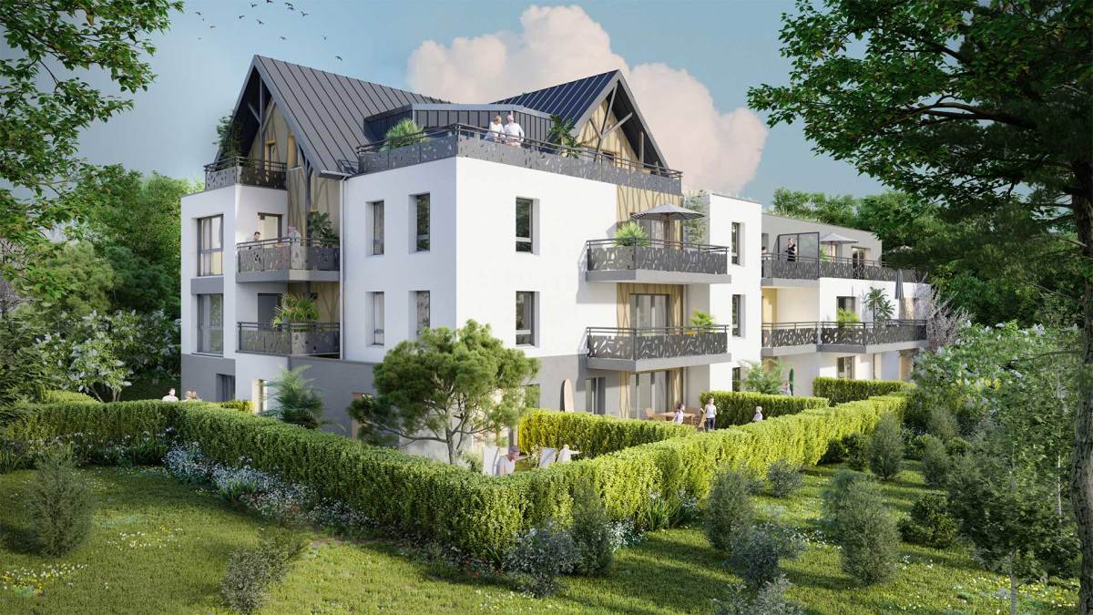 Programme neuf Villa St Marc : Appartements neufs à Saint-Nazaire référence 7027, aperçu n°0