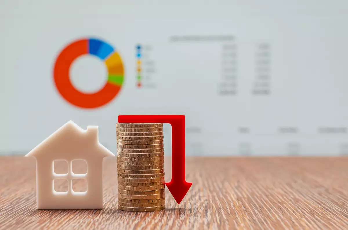 Le prix de l’immobilier baisse à Nantes Concept de baisse de prix
