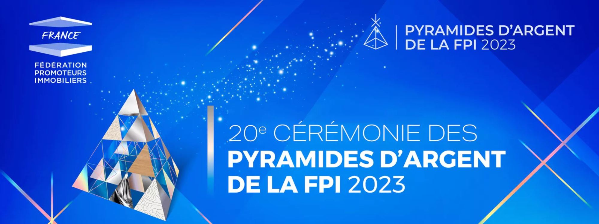 Affiche de la 20ème cérémonie des pyramides d'argent de la FPI