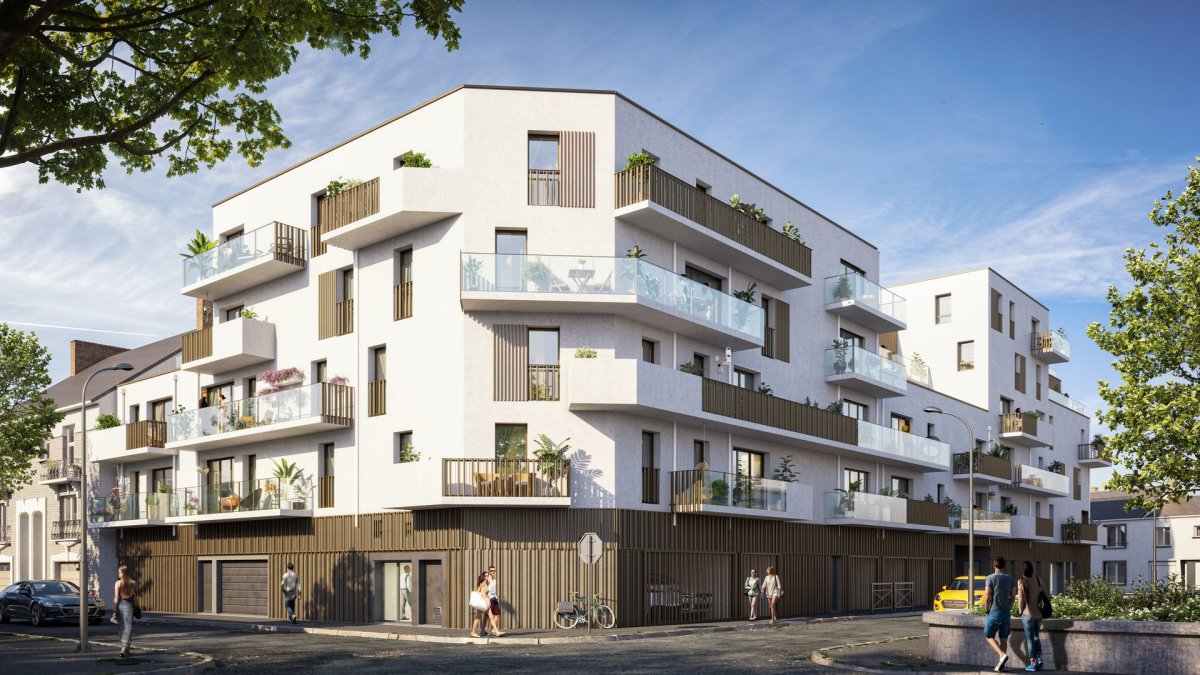 Programme neuf Dockside : Appartements neufs à Saint-Nazaire référence 7214, aperçu n°1