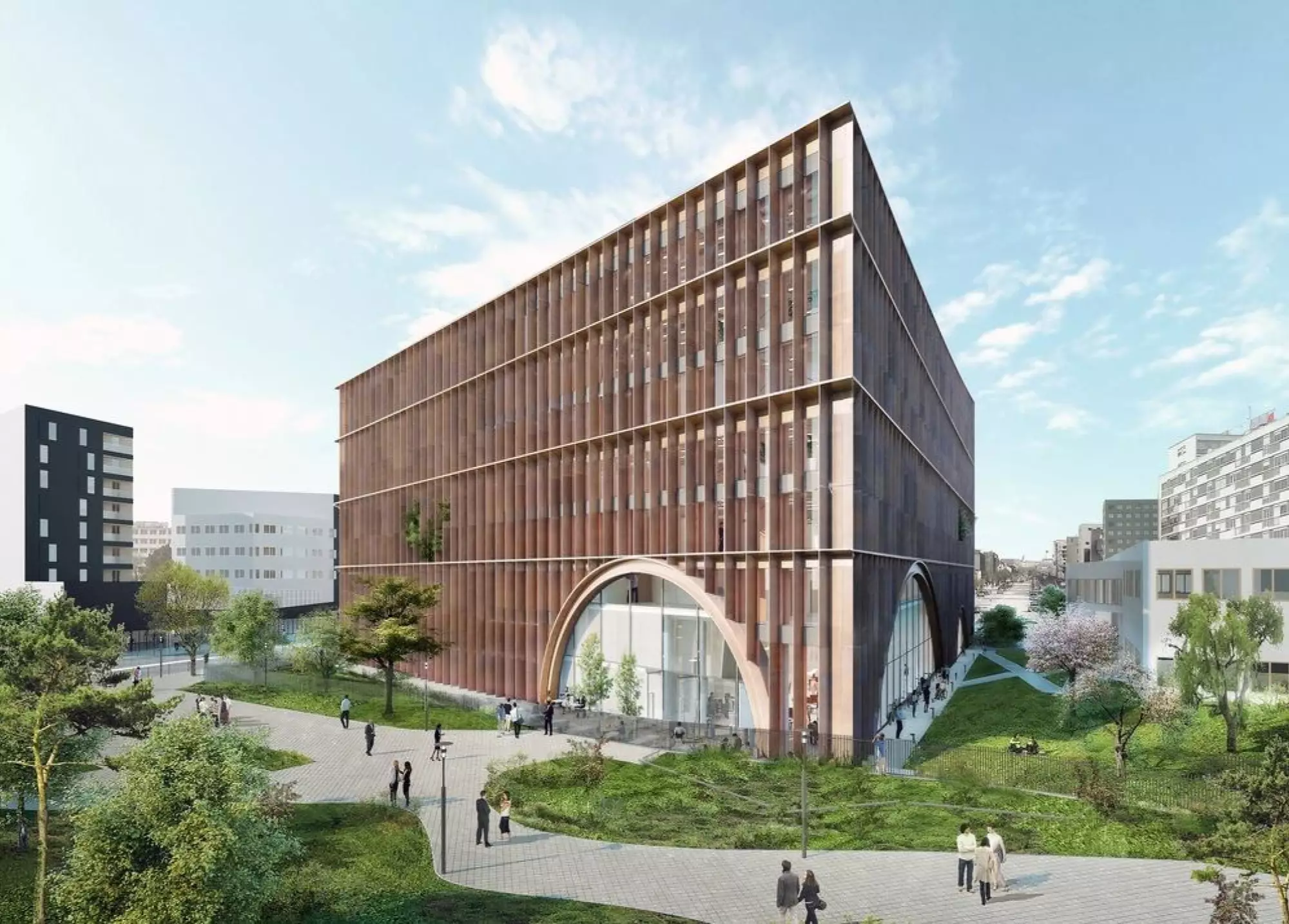 Visuel extérieur maison de l'innovation Nantes