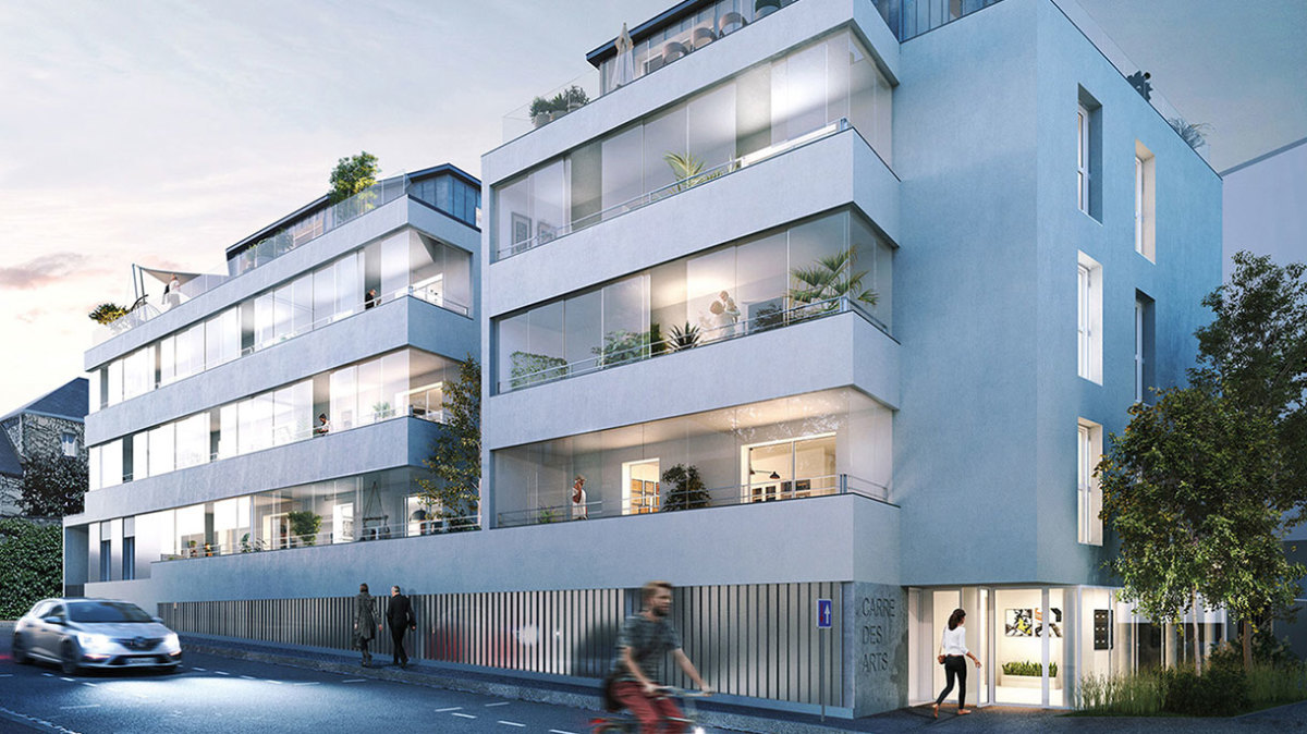 Programme neuf Carré des Arts : Appartements neufs à Hauts pavés Saint-Félix référence 7271, aperçu n°0