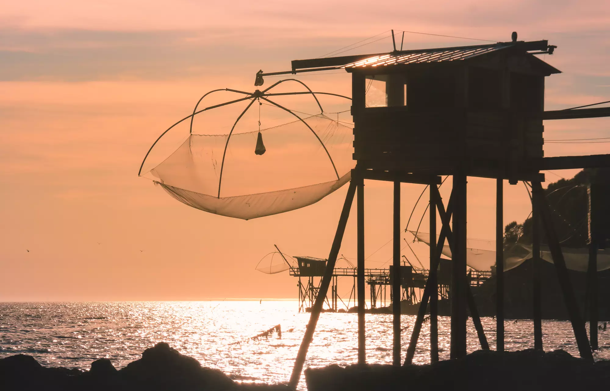 cabane de pécheur typique de Pornic en Loire Atlantique dans le 44