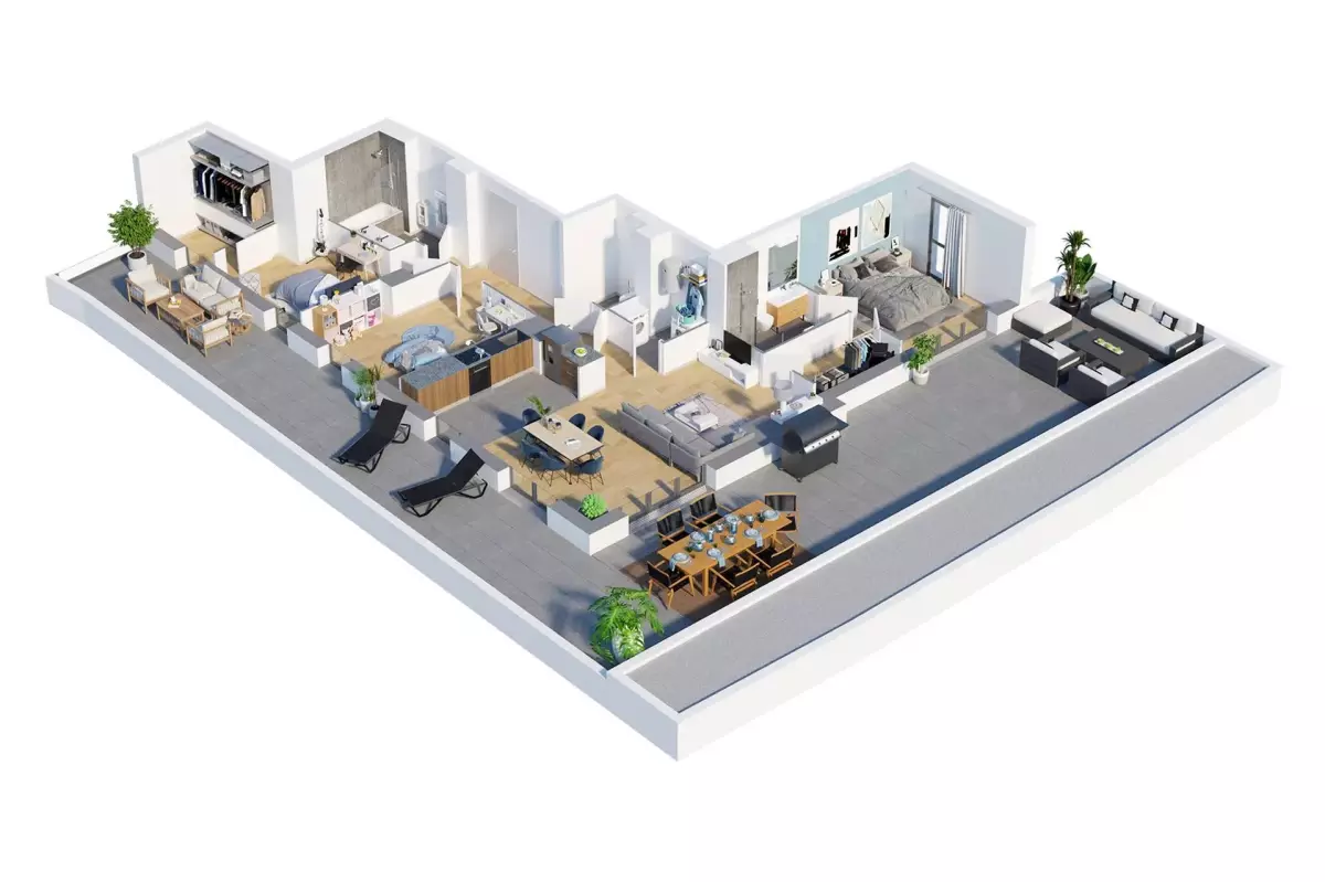 Programme neuf Reflet : Appartements neufs à Paimbœuf référence 7287, aperçu n°2