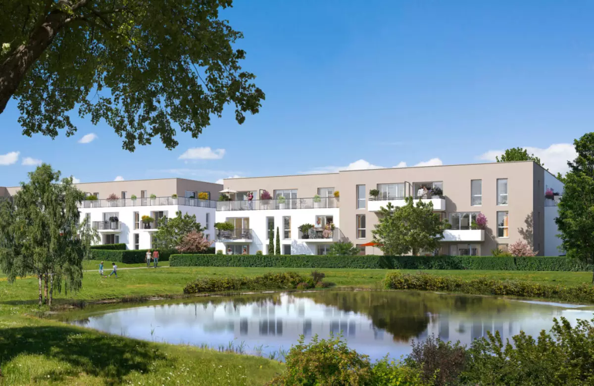 Programme neuf Le Parc de l'Etang : Appartements neufs à La Roche-sur-Yon référence 7563, aperçu n°0