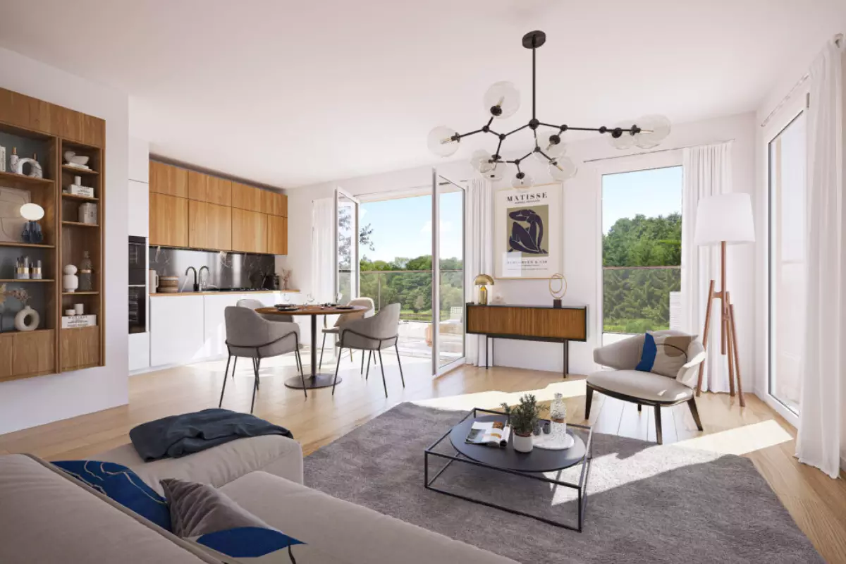 Programme neuf Le Parc de l'Etang : Appartements neufs à La Roche-sur-Yon référence 7563, aperçu n°2
