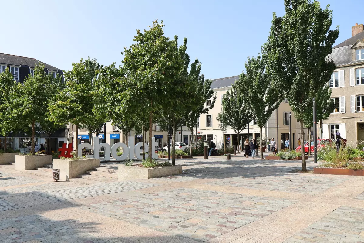 vue sur le centre-ville de Cholet