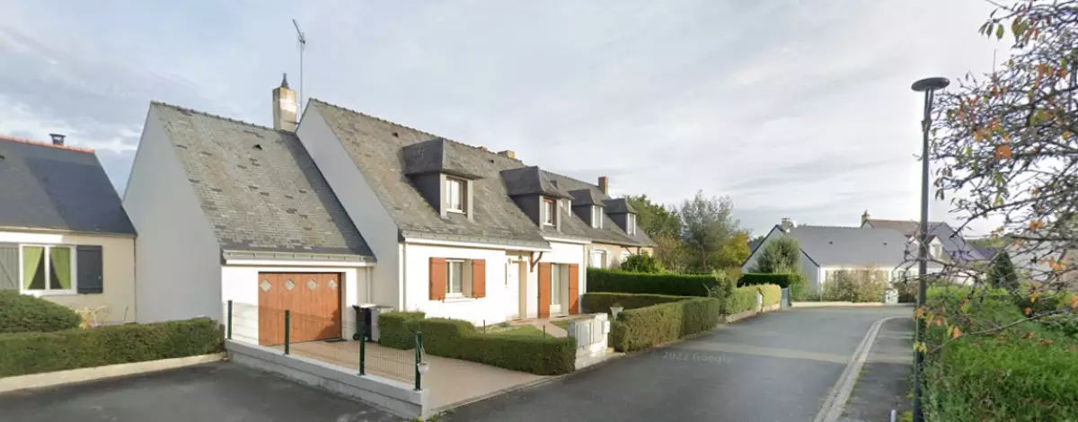 vue sur le quartier résidentiel de l’Adézière à Avrillé