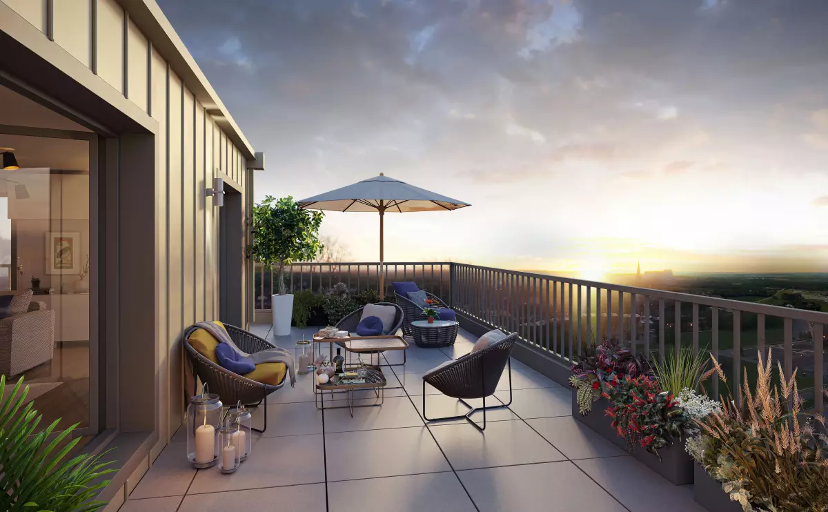 Programme neuf Villa Bon Pasteur : Appartements neufs à Cholet référence 7588, aperçu n°8