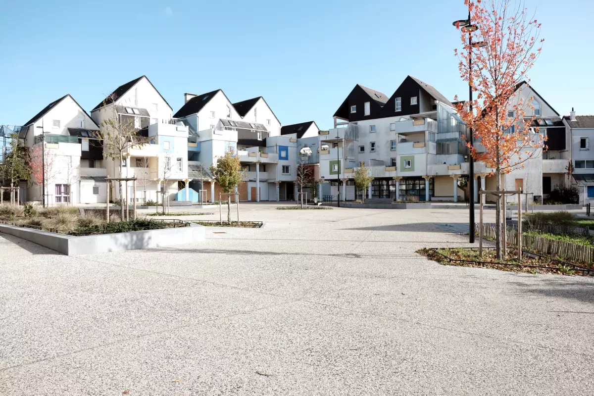 Vue sur le quartier Preux Soleil Levant