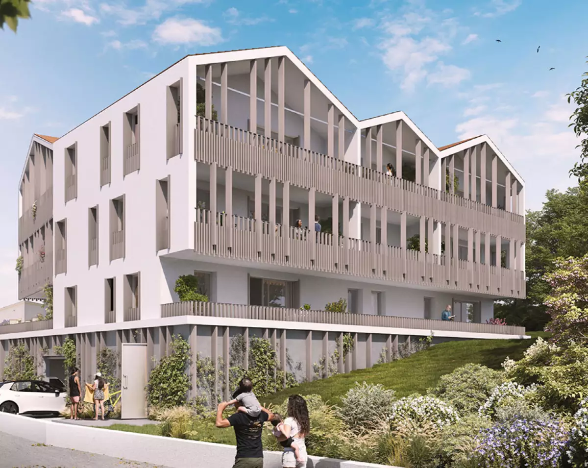 Programme neuf L'O2 : Appartements neufs à Saint-Nazaire référence 7642, aperçu n°0